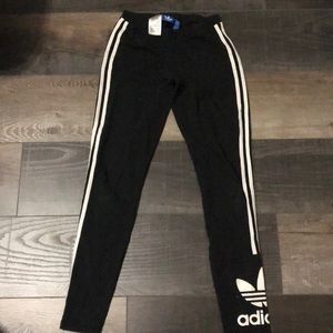 Adidas striped leggings